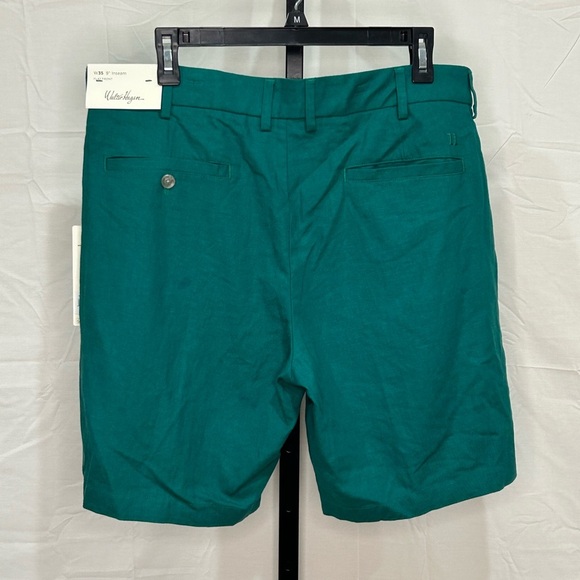 NWT Walter Hagen TEAL Flat Front Shorts 35” Waist - Picture 3 of 9